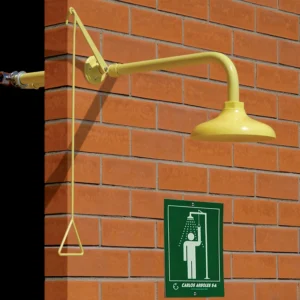 Ducha de emergencia mural