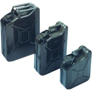 Jerrican de transporte de acero para combustible, 5 litros