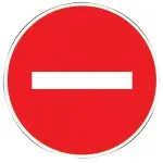 Señal prohibido