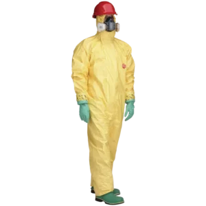 Traje de protección química
