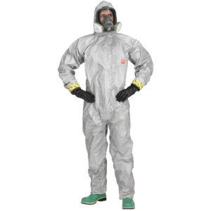 Traje de protección química