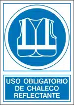 Señal obligación chaleco