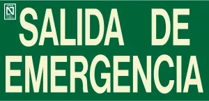 Señal salida de emergencia
