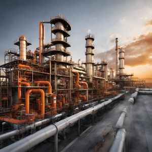 Fabrica de empresa petroquímica