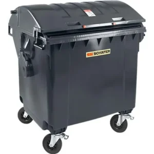 Contenedor 1100 litros en color gris antracita