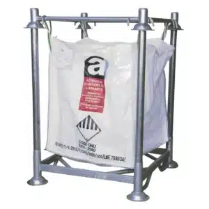 Marco y base para soporte de big-bag de acero