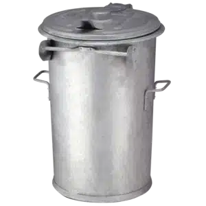 Cubo de basura ignífugo