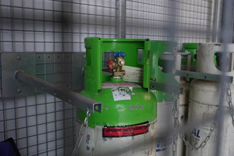 Soporte Vertical Cadena Jaula Seguridad Worthington Atlas Copco
