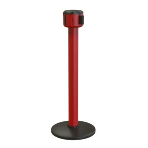 Poste de seguridad rojo