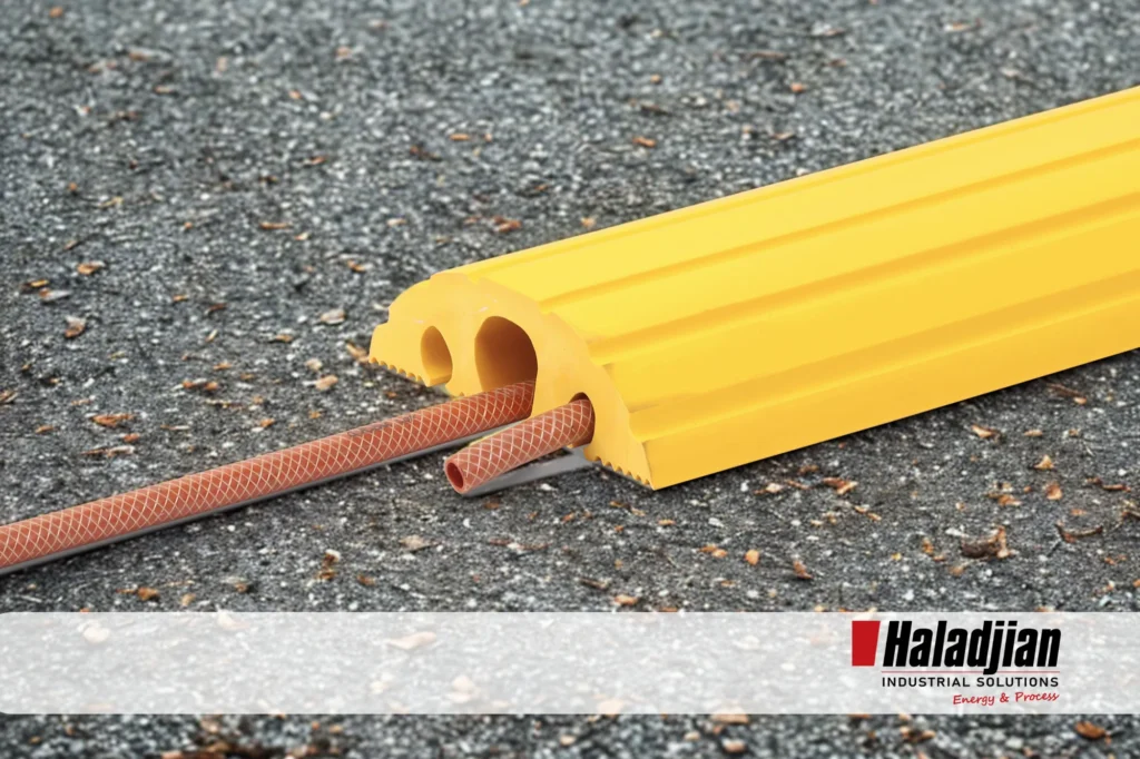 Protector de cables, pasacables industrial